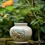  Bình Hoa Quả (19x18x12cm)- gốm Hiên Vân 