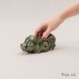  Lợn âm dương - gốm Hiên Vân 