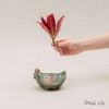 Gà Miếng Cau (11x7x8cm) - gốm Hiên Vân