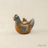  Bộ quà tặng Gà Mái có nắp lưng  - Gốm Hiên Vân 