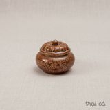  Bộ quà tặng Hũ mứt hoa dây nổi - gốm Hiên Vân 