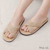  Dép cỏ bàng quai chéo - Thơm Living 