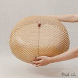  Lồng bàn mây tre Bao La núm gỗ (5 cỡ) 