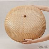  Lồng bàn mây tre Bao La núm gỗ (5 cỡ) 