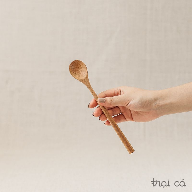  Thìa (20cm) - tròn nhỏ cán dài 