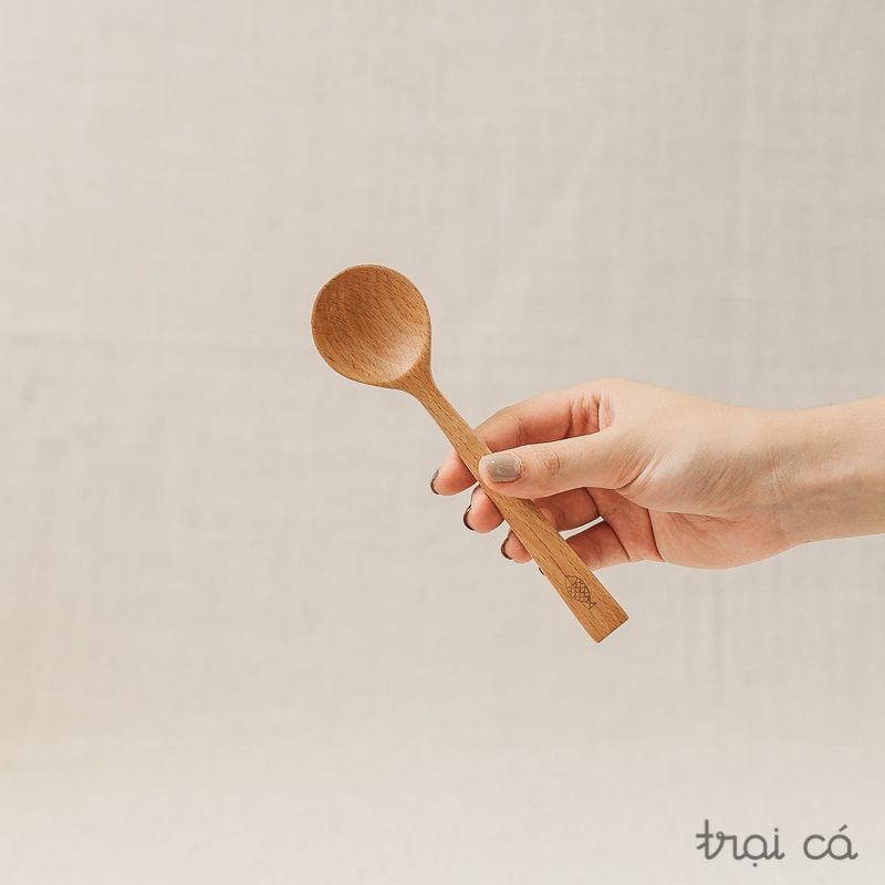  Thìa (16cm) - tròn to cán ngắn 