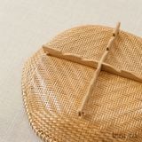  Rổ tre tròn Bao La có chân đáy đan mắt nhỏ (5 cỡ) 