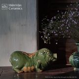  Lợn gốm lưng mây Hiên Vân (20x13x10cm) 