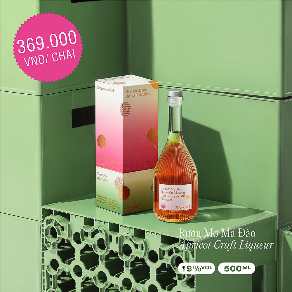  Rượu mơ má đào 500ml 