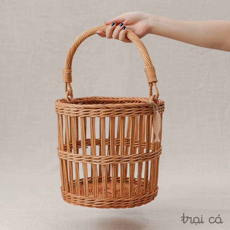  Làn mây tròn Quảng Nam 1 quai (30x25cm) 
