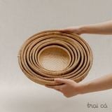  Rổ tre tròn Bao La đáy đan chặt (8 cỡ) 