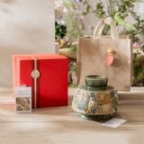  Bộ quà tặng VIP - Bình người mây gốm Hiên Vân 
