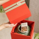  Bộ quà tặng VIP - Bình người mây gốm Hiên Vân 
