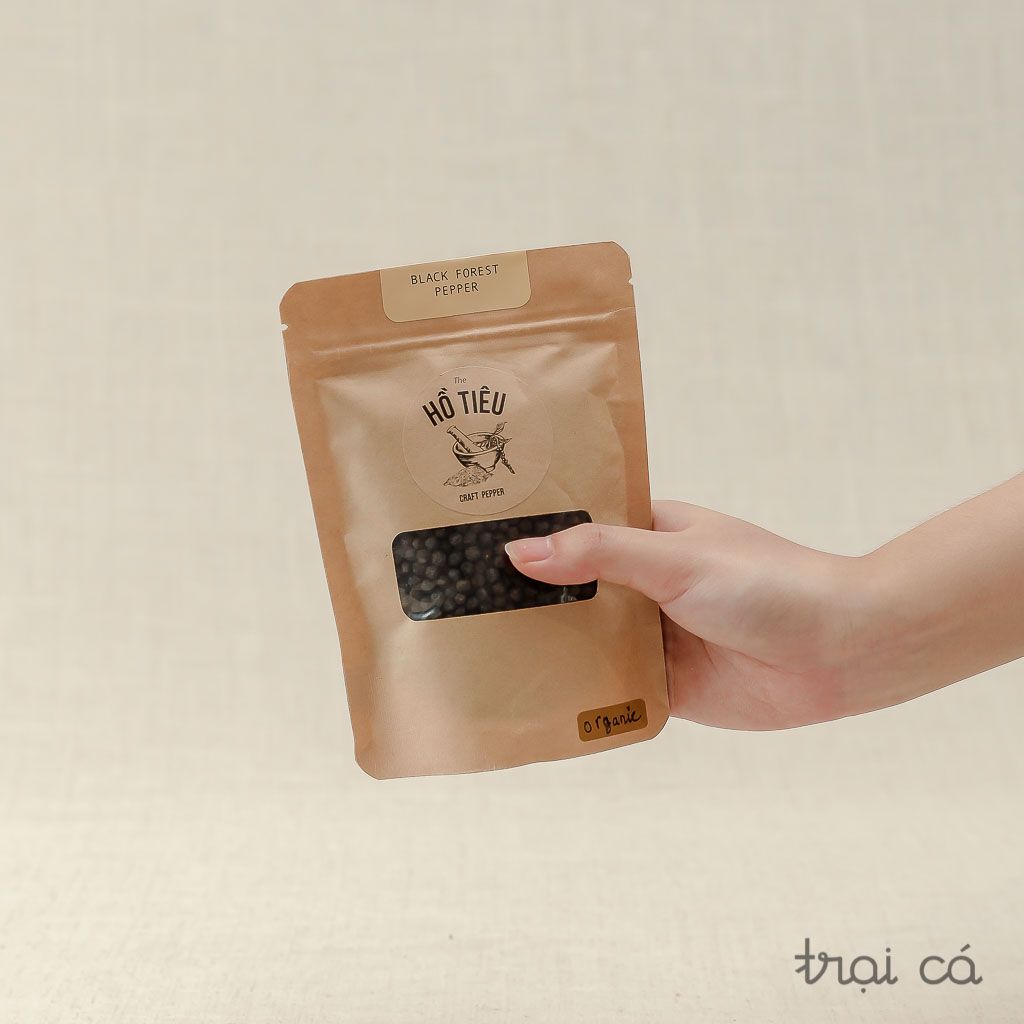  Tiêu rừng (black forest pepper) 100gr trong túi giấy 