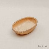  Rổ tre oval Bao La đáy đan chặt (5 cỡ) 