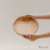  Rổ tre lục giác Bao La đáy đan mắt nhỏ (4 cỡ) 