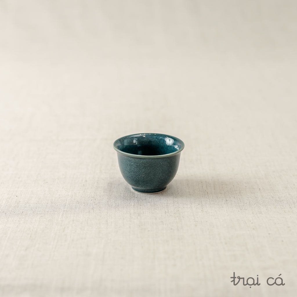  Chén trà loe miệng gốm Chinh (7cm) 