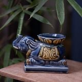  Voi gốm Hiên Vân (12x7x8cm) 