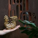  Rồng gốm Hiên Vân (12.5x13x4.5cm) 