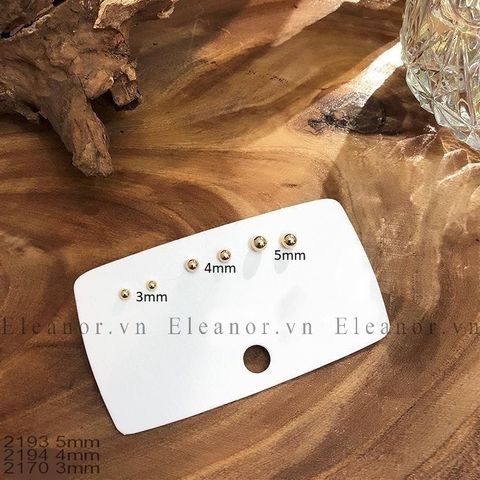  Bông tai - SP002170 vàng 3mm 