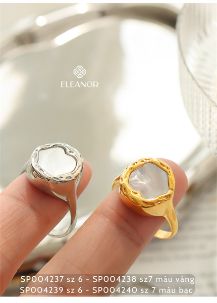  Nhẫn - SP004239 size 6 màu bạc 
