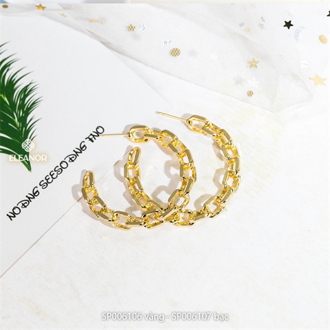  Bông tai - SP006106 màu vàng 