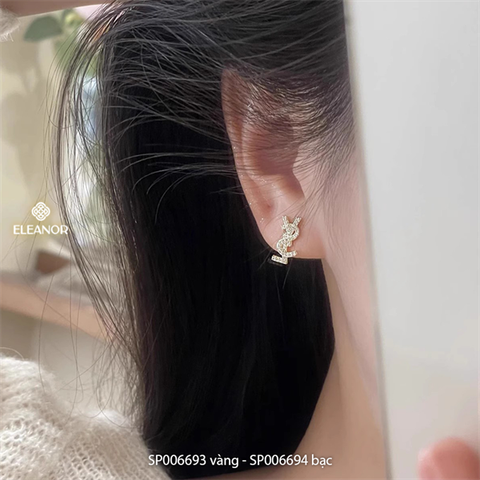  Bông tai - SP006693 màu vàng 