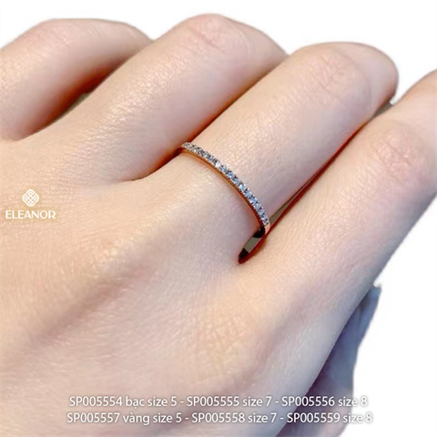  Nhẫn - SP005559 màu vàng size 8 