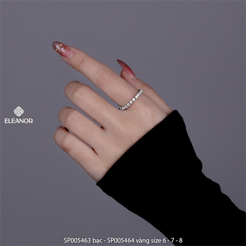  Nhẫn - SP005467 màu vàng size 8 
