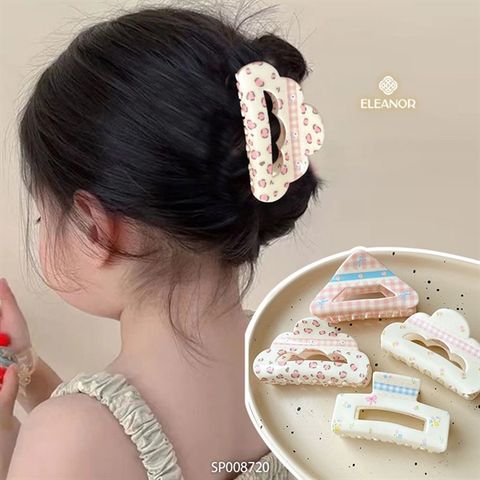  Kẹp tóc - SP008721 Hoa Văn Hồng 