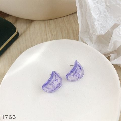  Bông tai - SP001766 tím 