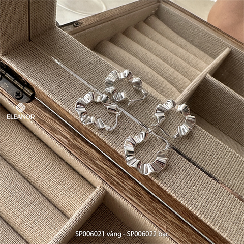  Bông tai - SP006022 màu bạc 