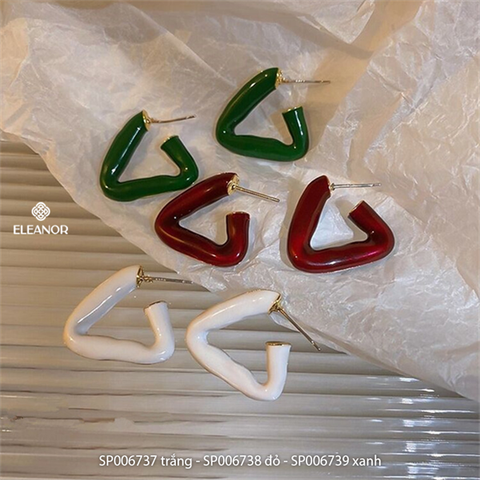  Bông tai - SP006738 đỏ 