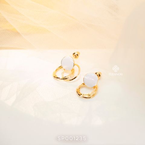  Bông tai - SP001235 trắng 