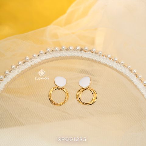  Bông tai - SP001235 trắng 