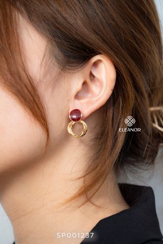  Bông tai - SP001237 đỏ 