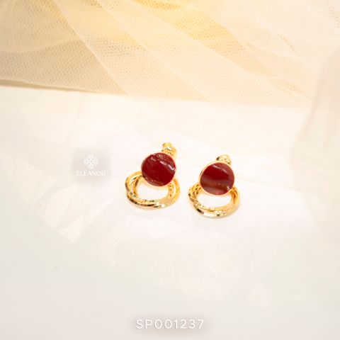  Bông tai - SP001237 đỏ 