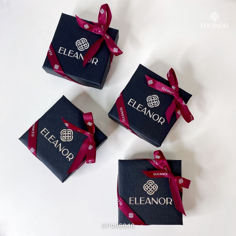  Hộp dây chuyền Eleanor dây nơ đỏ - SP005940 
