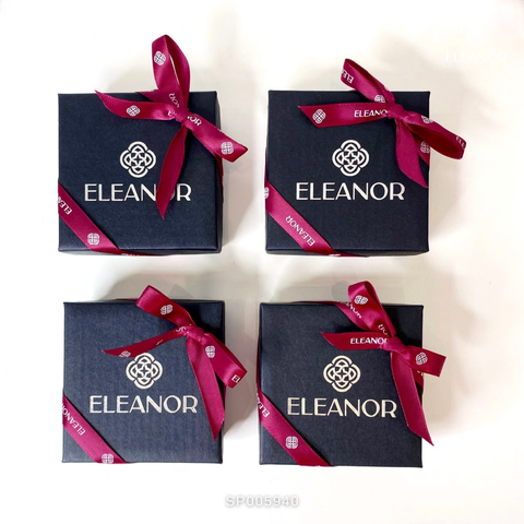  Hộp dây chuyền Eleanor dây nơ đỏ - SP005940 