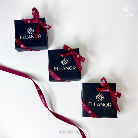  Hộp dây chuyền Eleanor dây nơ đỏ - SP005940 
