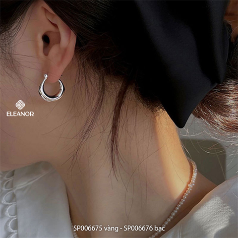  Bông tai - SP006676 màu bạc 