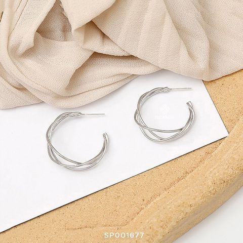  Bông tai - SP001677 bạc 