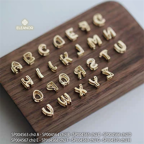  Mặt dây chuyền - SP004567 chữ E 