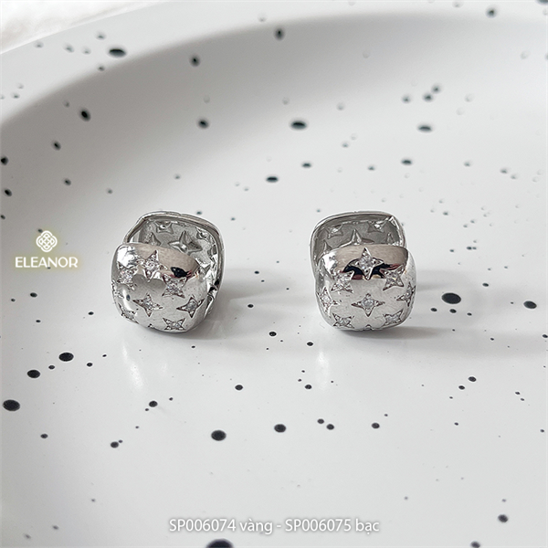  Bông tai - SP006075 màu bạc 