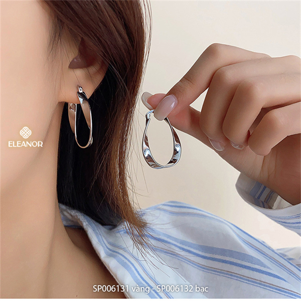  Bông tai - SP006132 màu bạc 