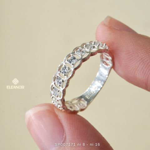  Nhẫn - SP007171 ni 8 (đồng tiền đính đá) 15,5mm 