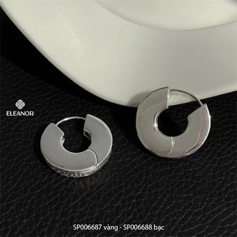  Bông tai - SP006688 màu bạc 