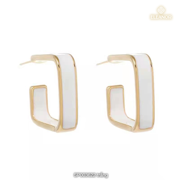  Bông tai - SP003622 trắng 