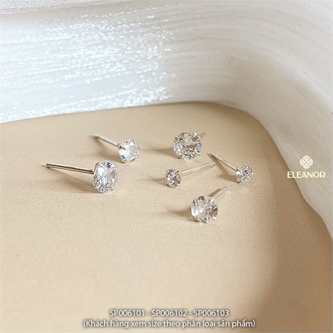  Bông tai - SP006102 Bạc 4mm 