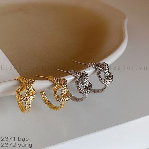  Bông tai - SP002371 bạc 